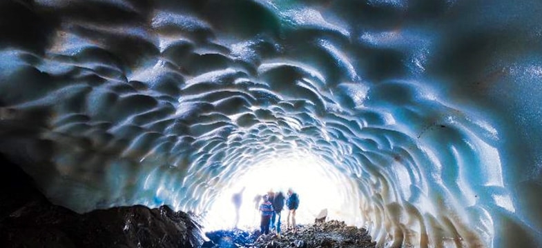 Túneles de hielo en Esquel