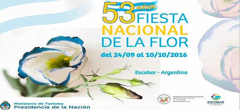 Nueva edición de la Fiesta Nacional de la Flor en Escobar