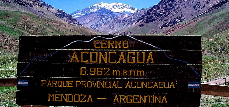 Subiendo el Cerro Aconcagua