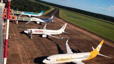 Volvió a operar el aeropuerto de Puerto Iguazú